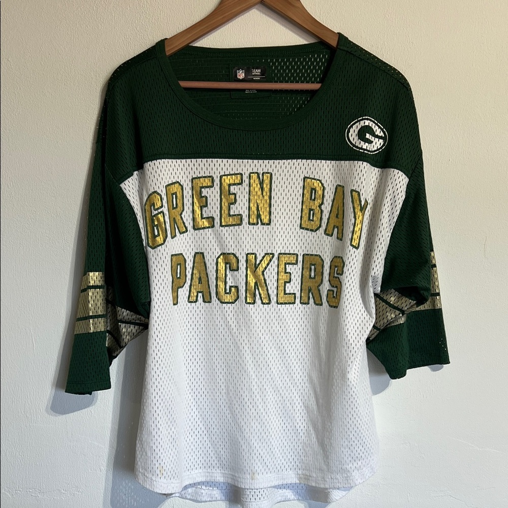 NFL Team Apparel Green Bay Packers Women's Green Jersey